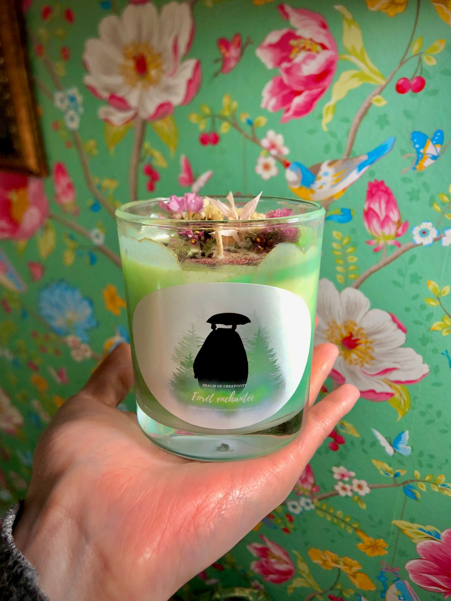 Bougie inspirée de « Mon voisin Totoro »