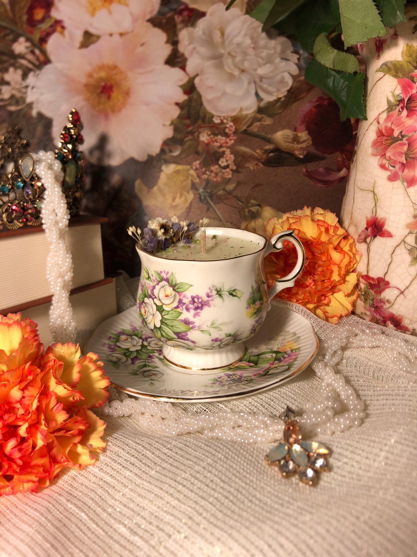 Tasse parfumée : “Magnolia & Rose”
