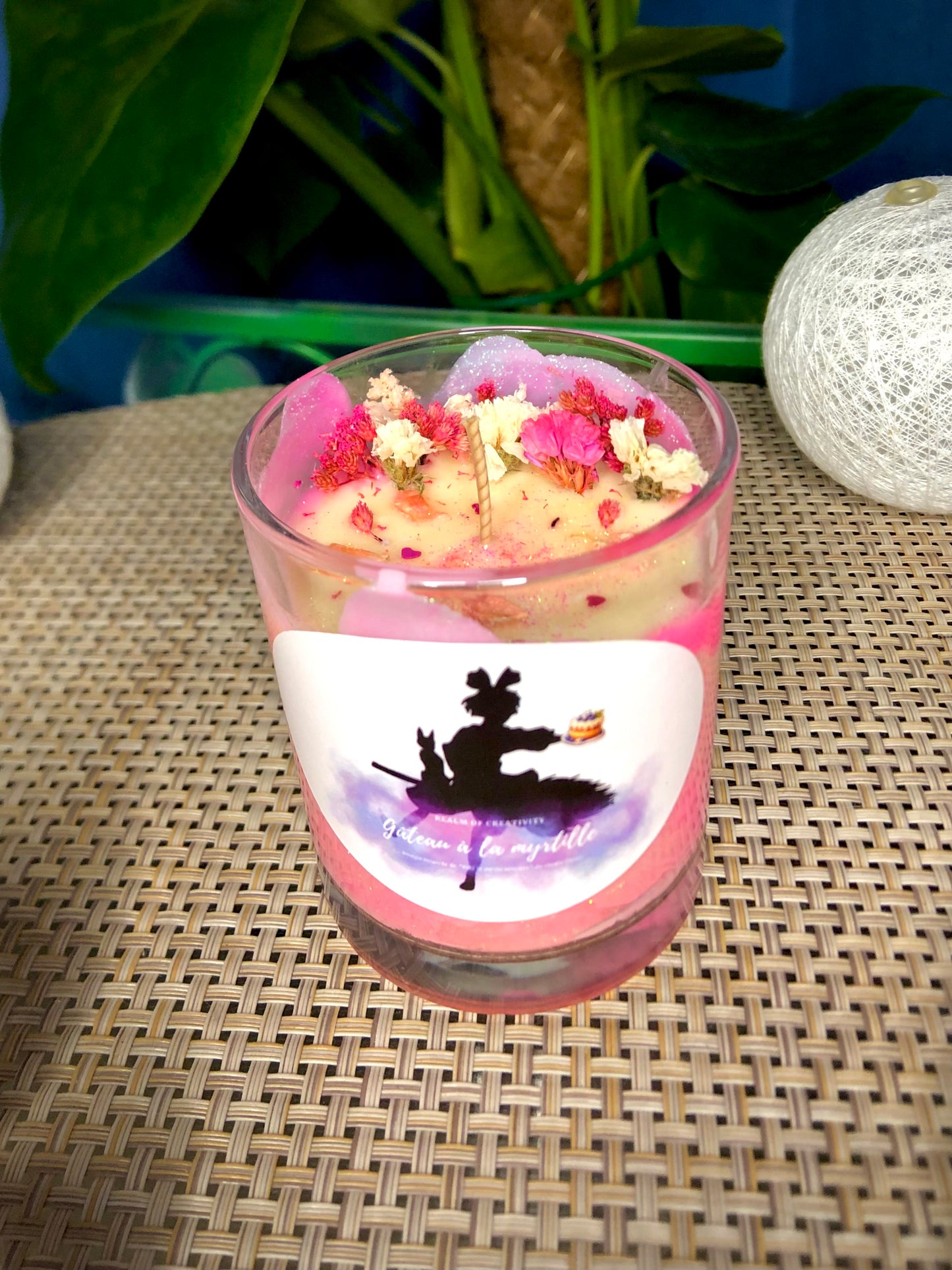 Bougie inspirée « Kiki la petite sorcière »