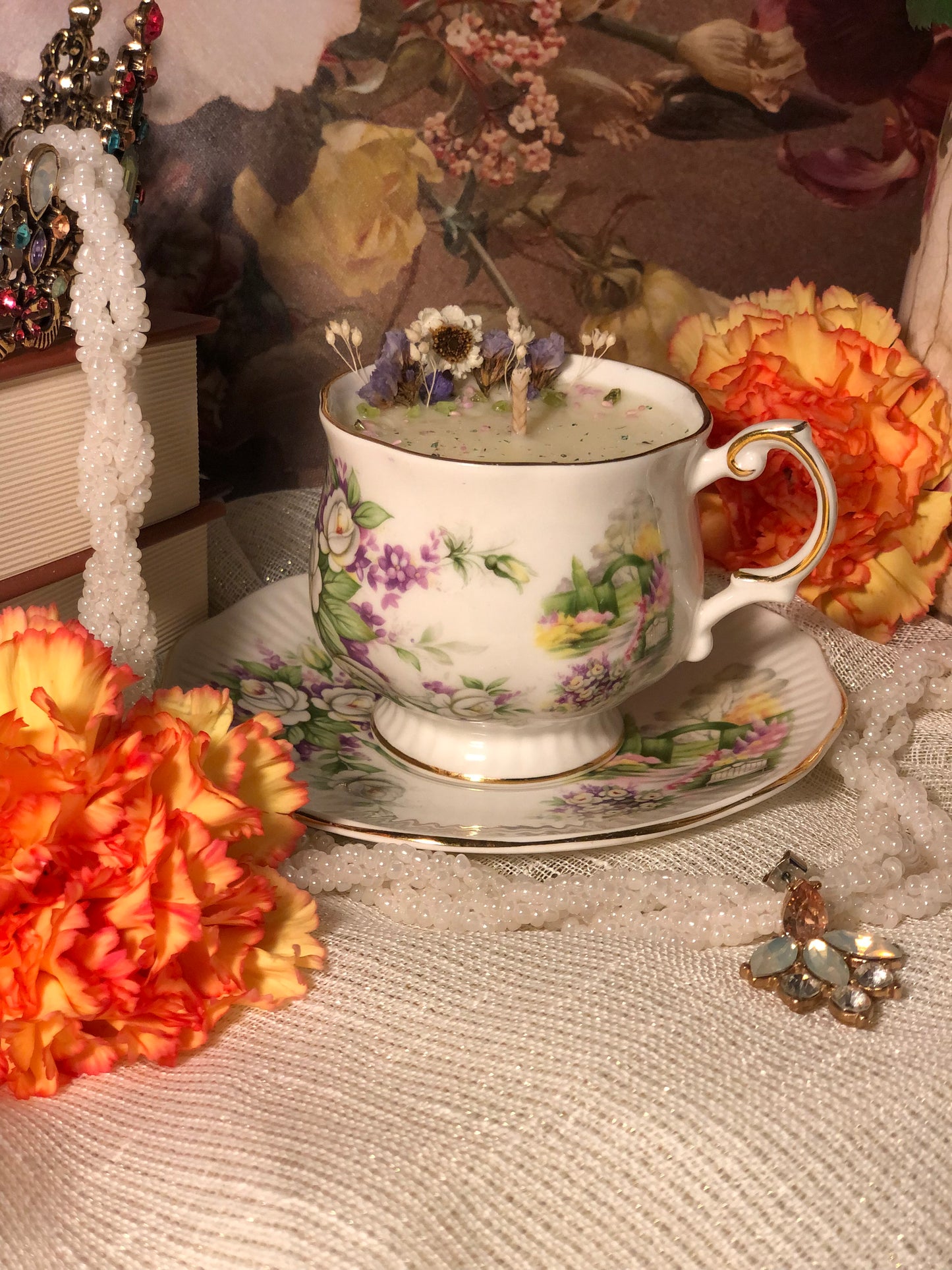 Tasse parfumée : “Magnolia & Rose”